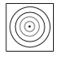 There are five squares arranged in order. One of these squares has been left empty. One of the five squares on the right should take the place of the empty square.