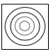 There are five squares arranged in order. One of these squares has been left empty. One of the five squares on the right should take the place of the empty square.