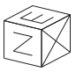 When the above is folded to form a cube, which is the only one of the following that can be produced?