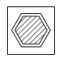There are five squares arranged in order. One of these squares has been left empty. One of the five squares on the right should take the place of the empty square.